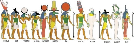 egyptians believed goddesses gods ancient different many